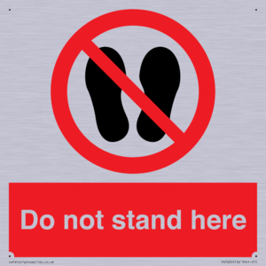 Do not stand here